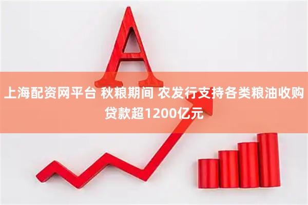 上海配资网平台 秋粮期间 农发行支持各类粮油收购贷款超1200亿元